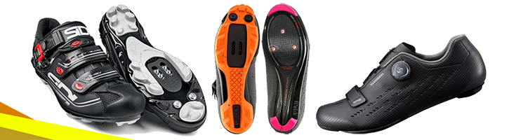 types of clip in bike shoes