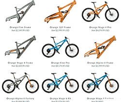 orange bikes for sale